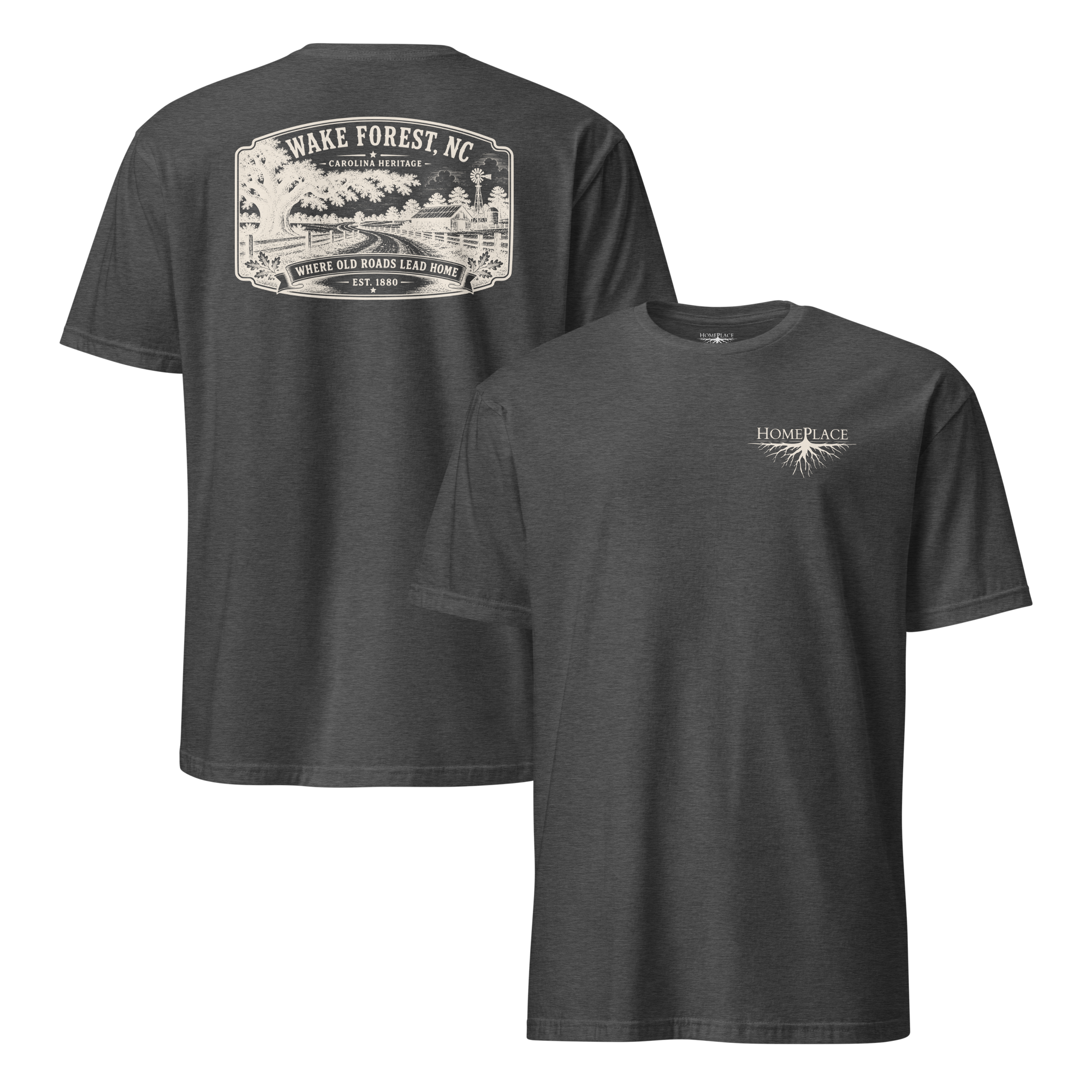 Wake Forest, NC - Carolina Heritage - Short-Sleeve Unisex