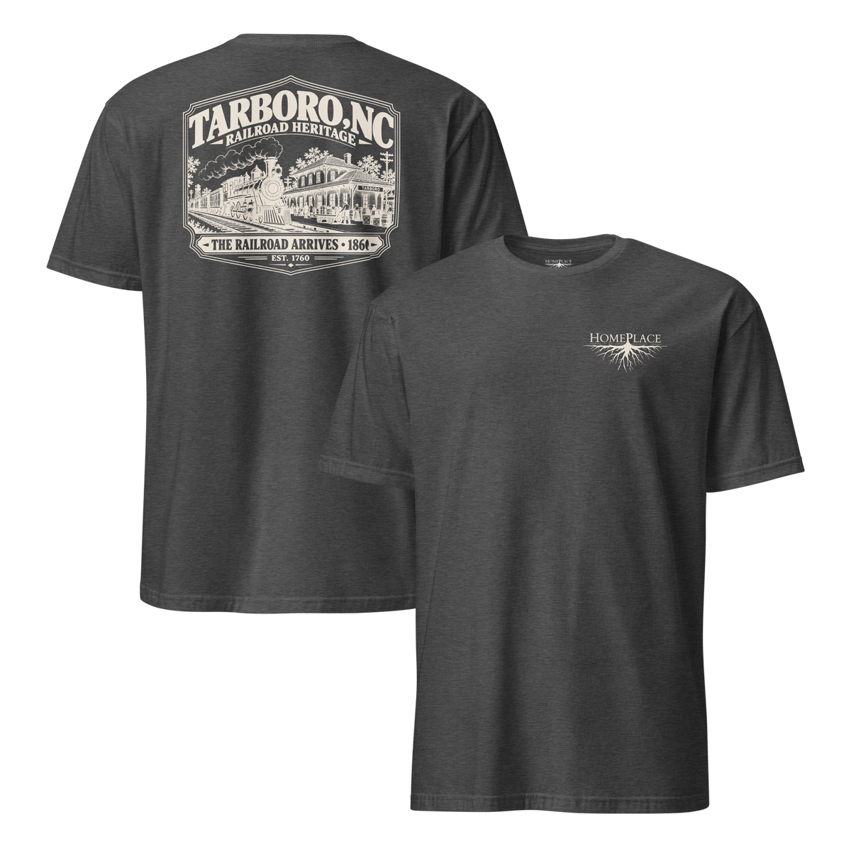 Tarboro, NC - Railroad Heritage - Short-Sleeve Unisex T-Shirt