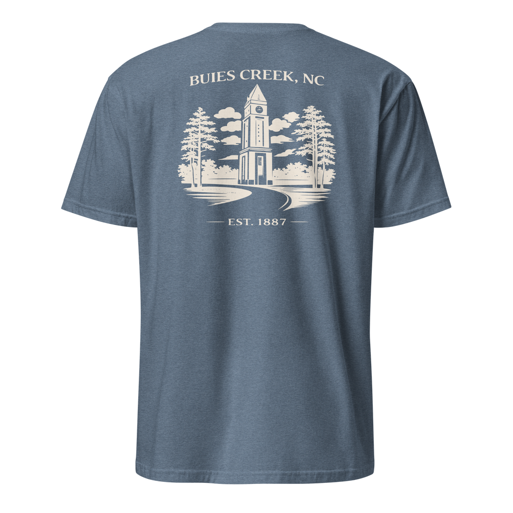 Buies Creek, NC - Campus Tower - Unisex T-Shirt