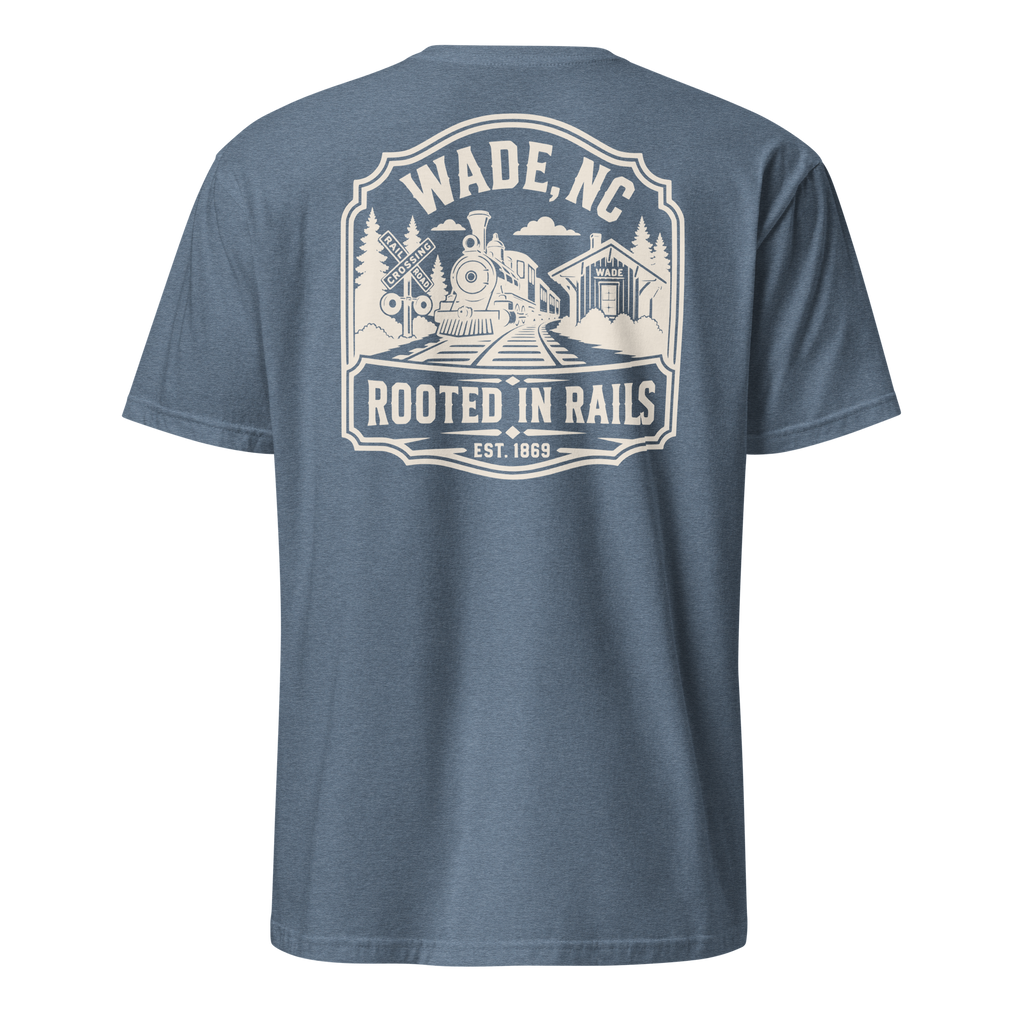 Wade, NC - Railroad Town - Unisex T-Shirt