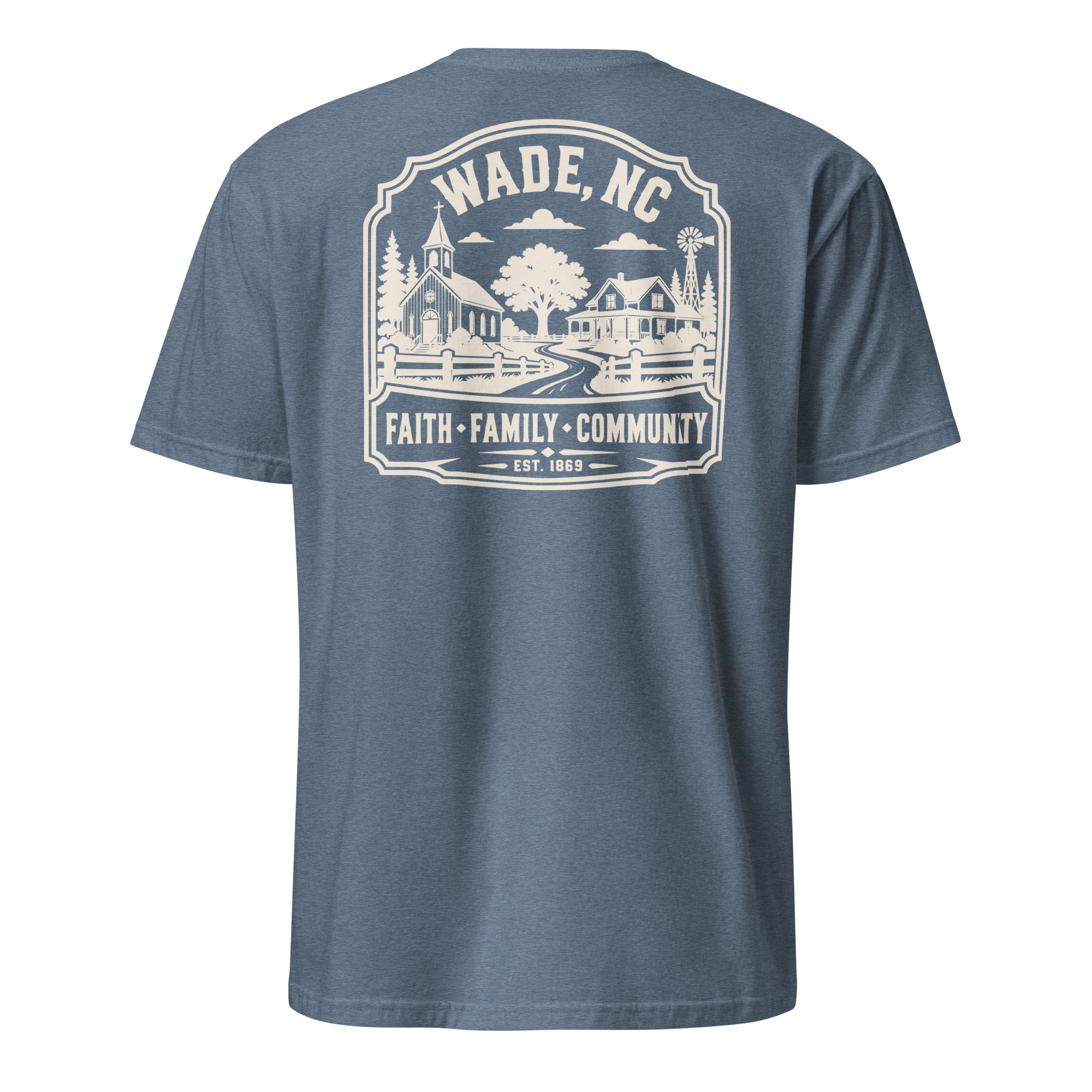 Wade, NC - Faith Family Community - Unisex T-Shirt