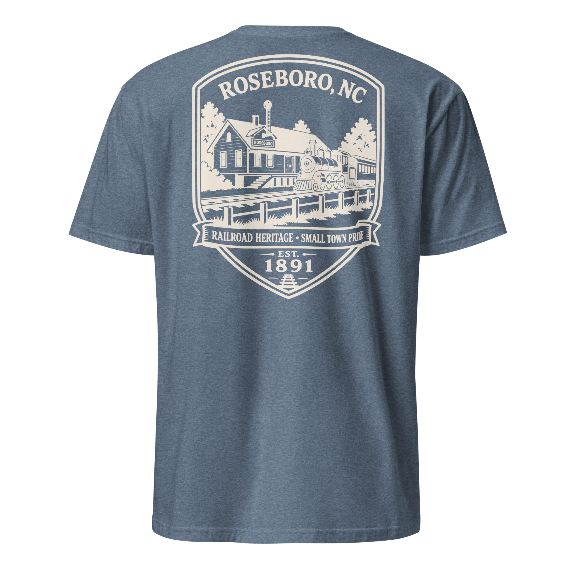 Roseboro, NC - Railroad Town- Unisex T-Shirt