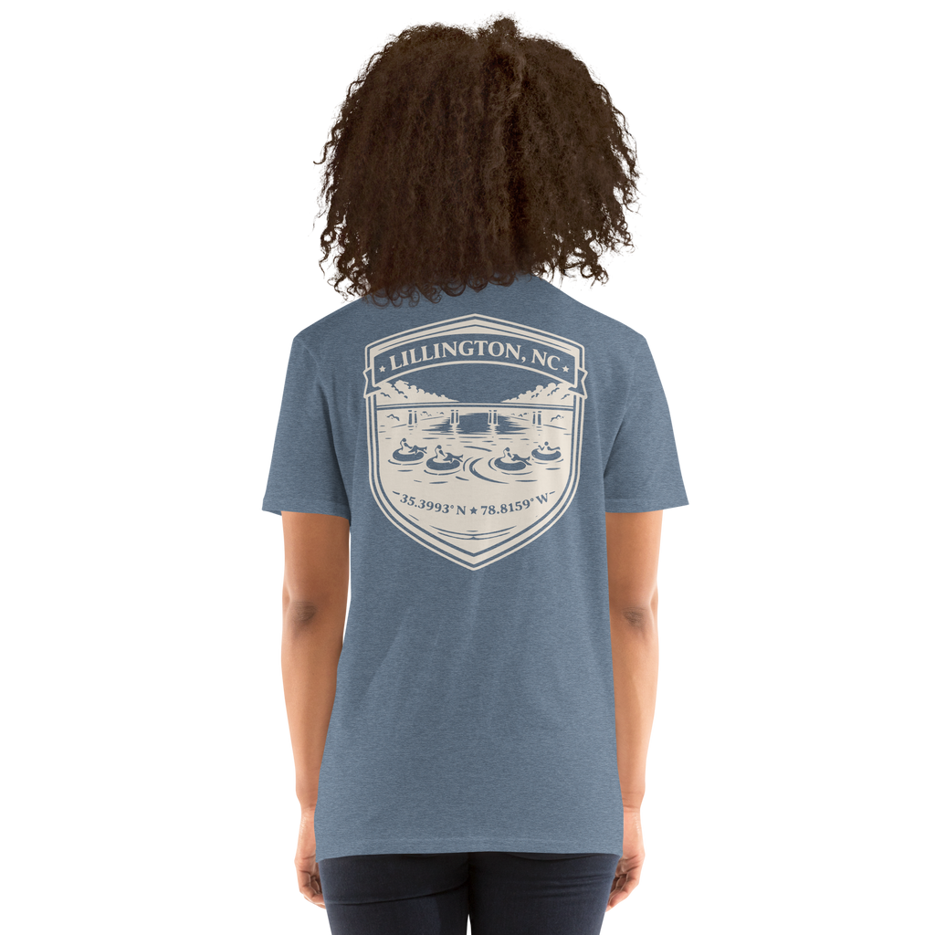 Lillington, NC - River Tubing - Unisex T-Shirt