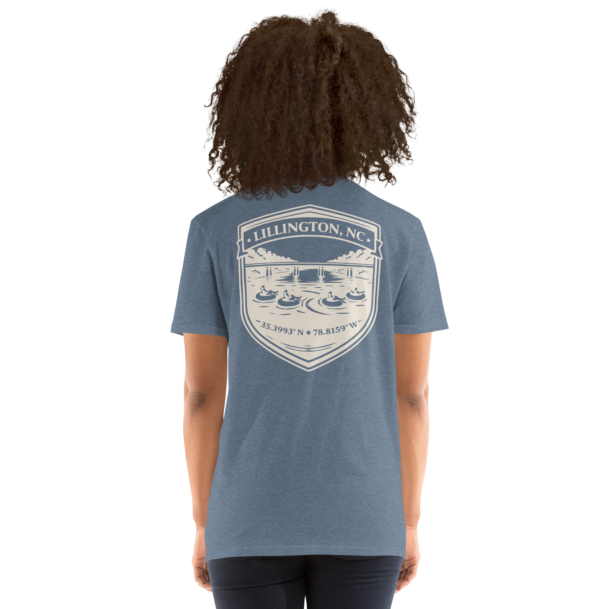 Lillington, NC - River Tubing - Unisex T-Shirt