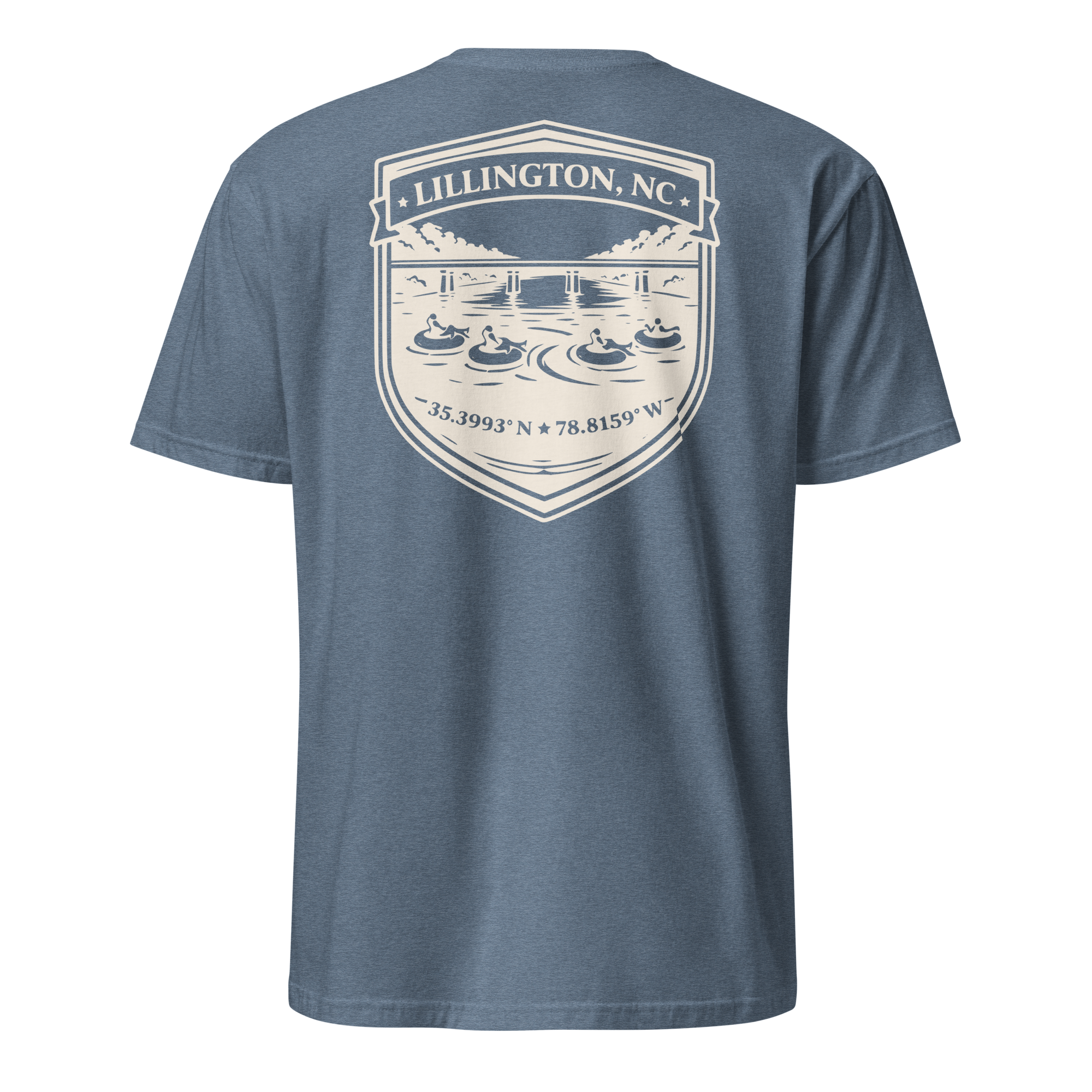 Lillington, NC - River Tubing - Unisex T-Shirt