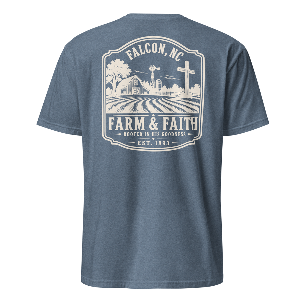 Falcon, NC - Farm & Faith - Unisex T-Shirt