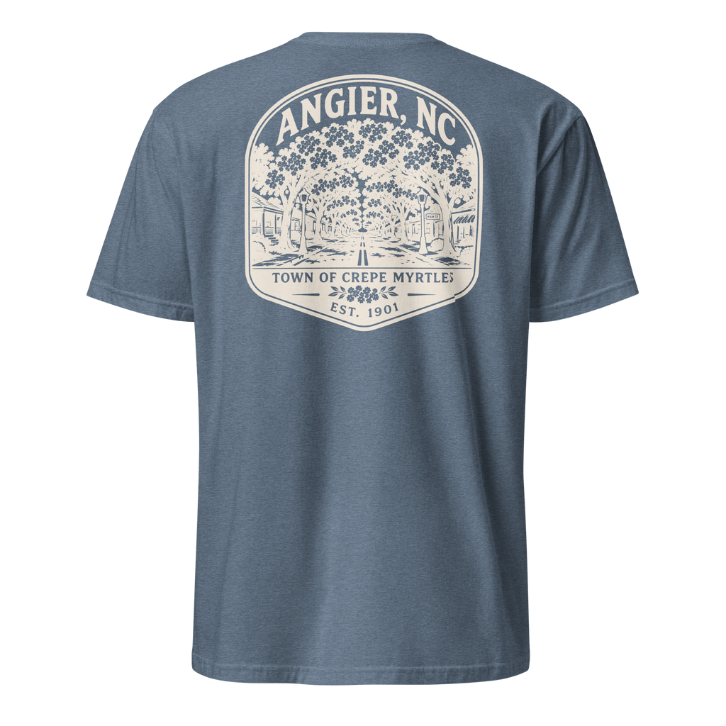 Angier, NC - Street of Crepe Myrtles - Unisex T-Shirt