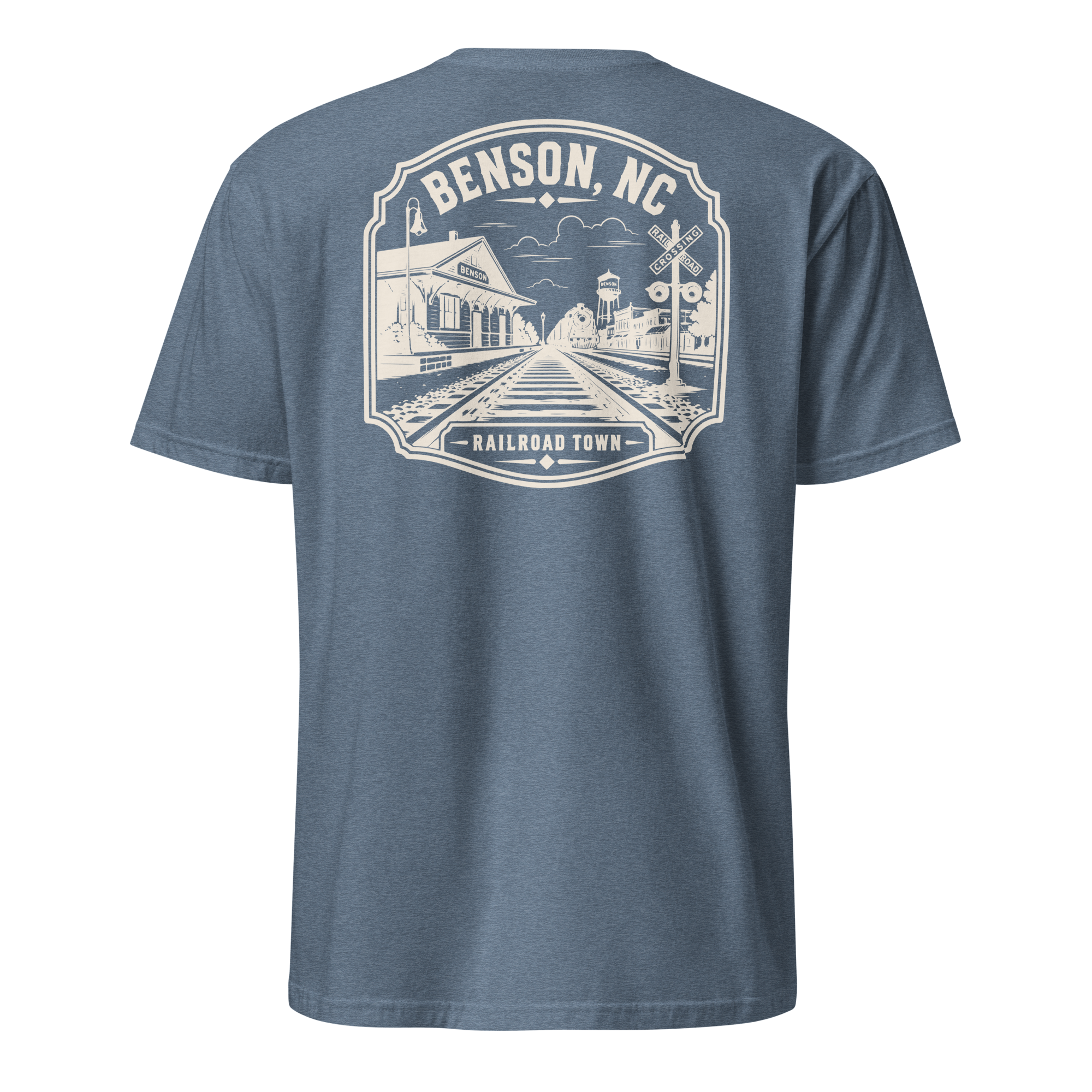 Benson, NC - Railroad Town - Unisex T-Shirt