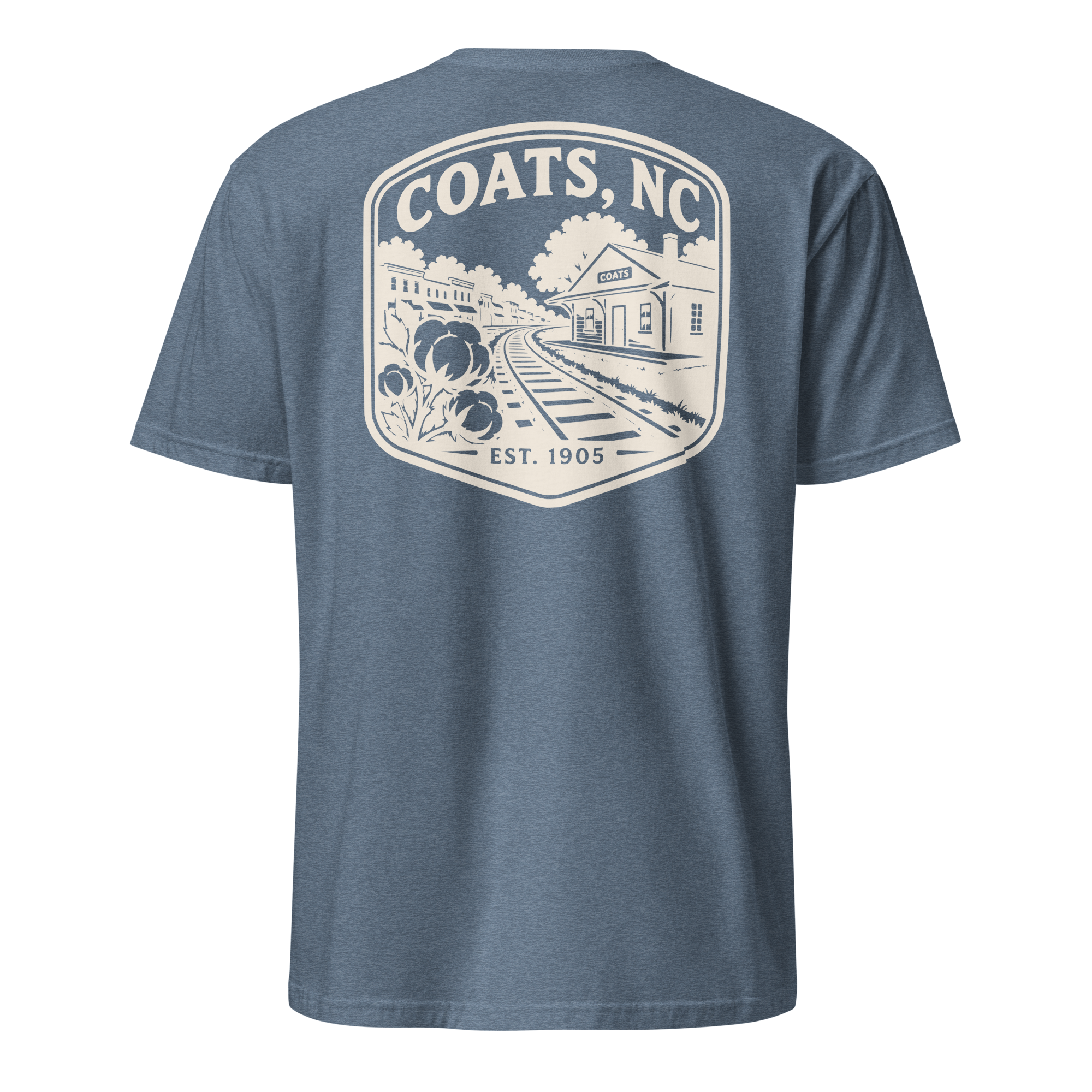 Coats, NC - RR/Cotton Town - Unisex T-Shirt