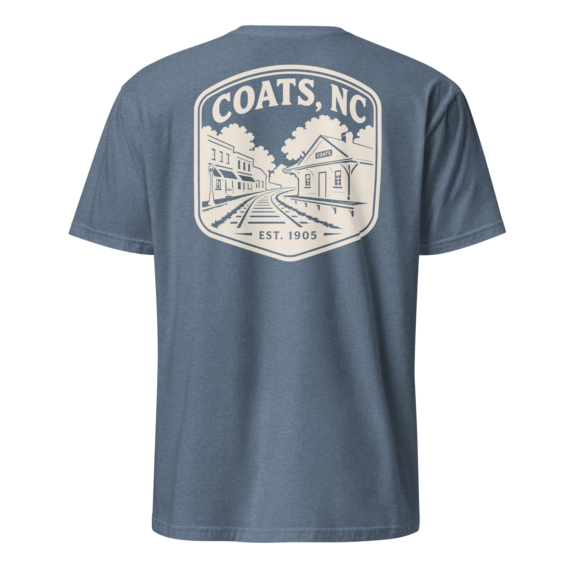 Coats, NC - Railroad Town - Unisex T-Shirt