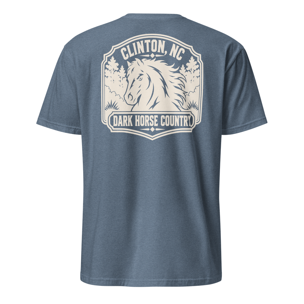 Clinton, NC - Dark Horse Country - Unisex T-Shirt