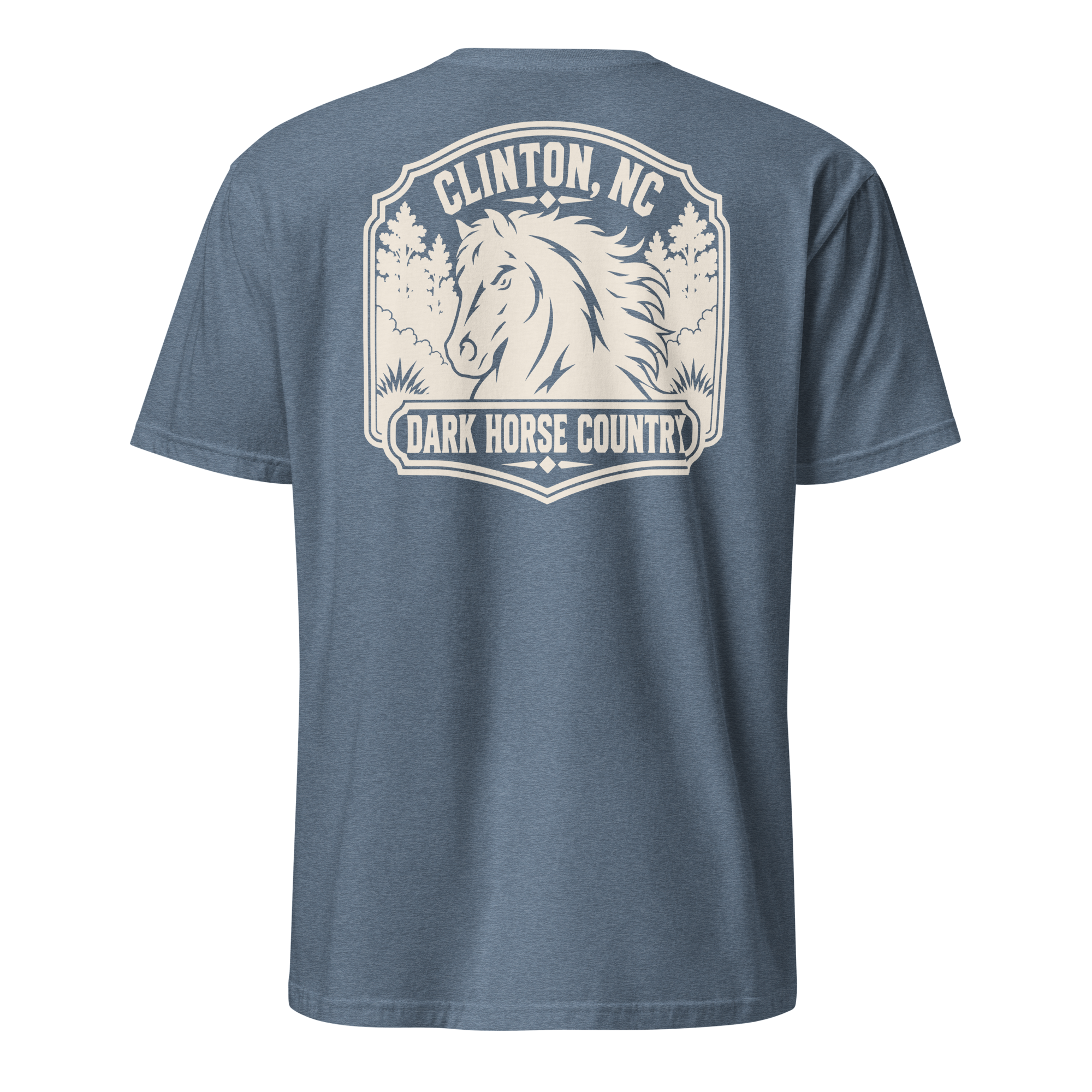 Clinton, NC - Dark Horse Country - Unisex T-Shirt