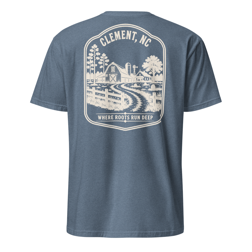 Clement, NC - Farm Roots - Unisex T-Shirt