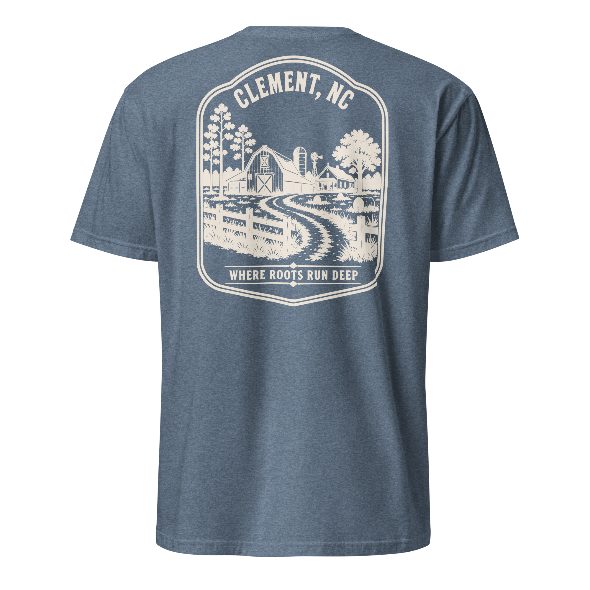 Clement, NC - Farm Roots - Unisex T-Shirt