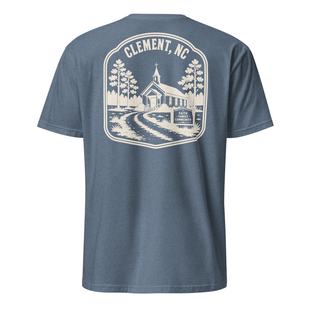 Clement, NC - Faith & Family - Unisex T-Shirt