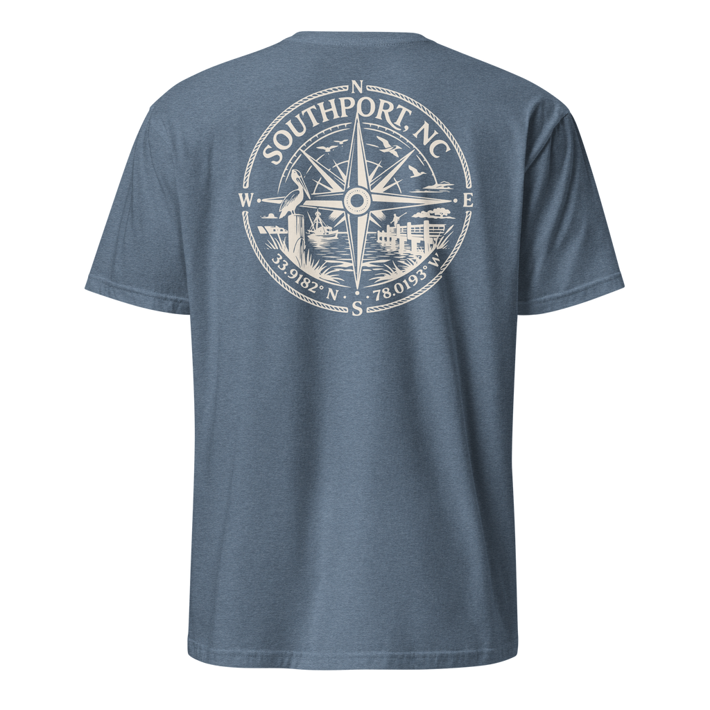 Southport, NC - Compass - Unisex T-Shirt
