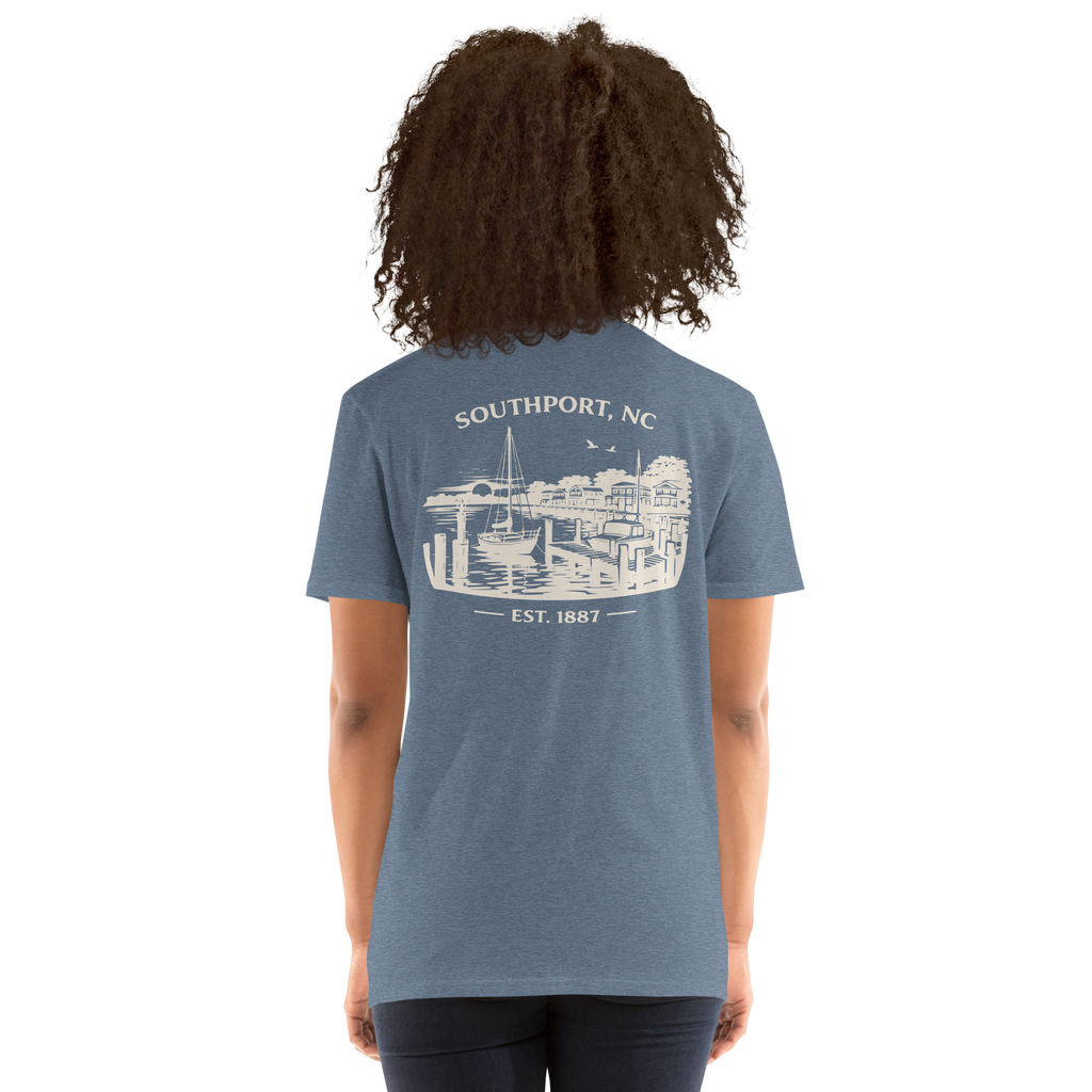 Southport, NC - Waterfront - Unisex T-Shirt