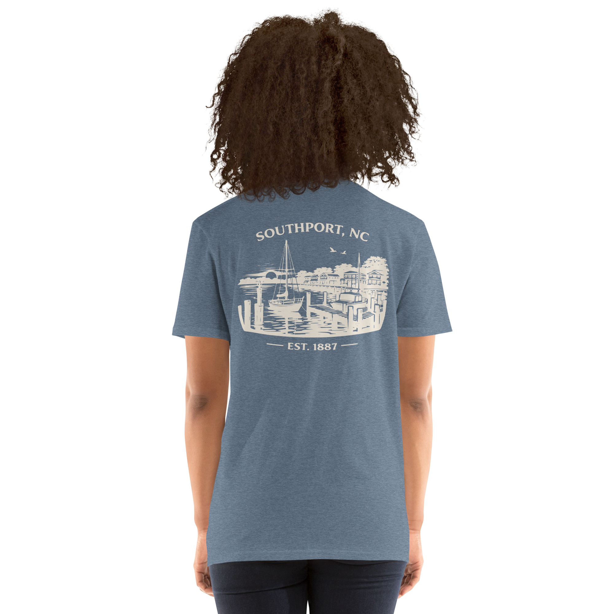 Southport, NC - Waterfront - Unisex T-Shirt