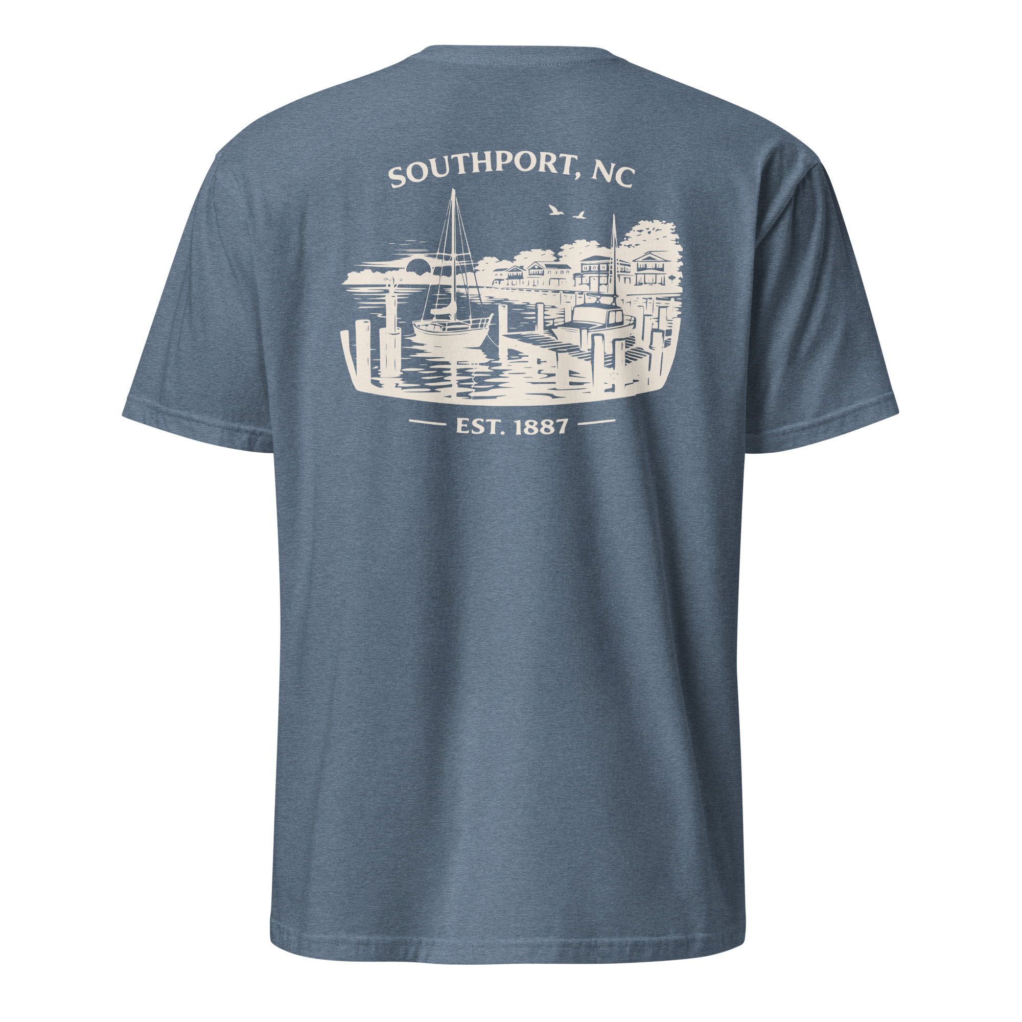 Southport, NC - Waterfront - Unisex T-Shirt