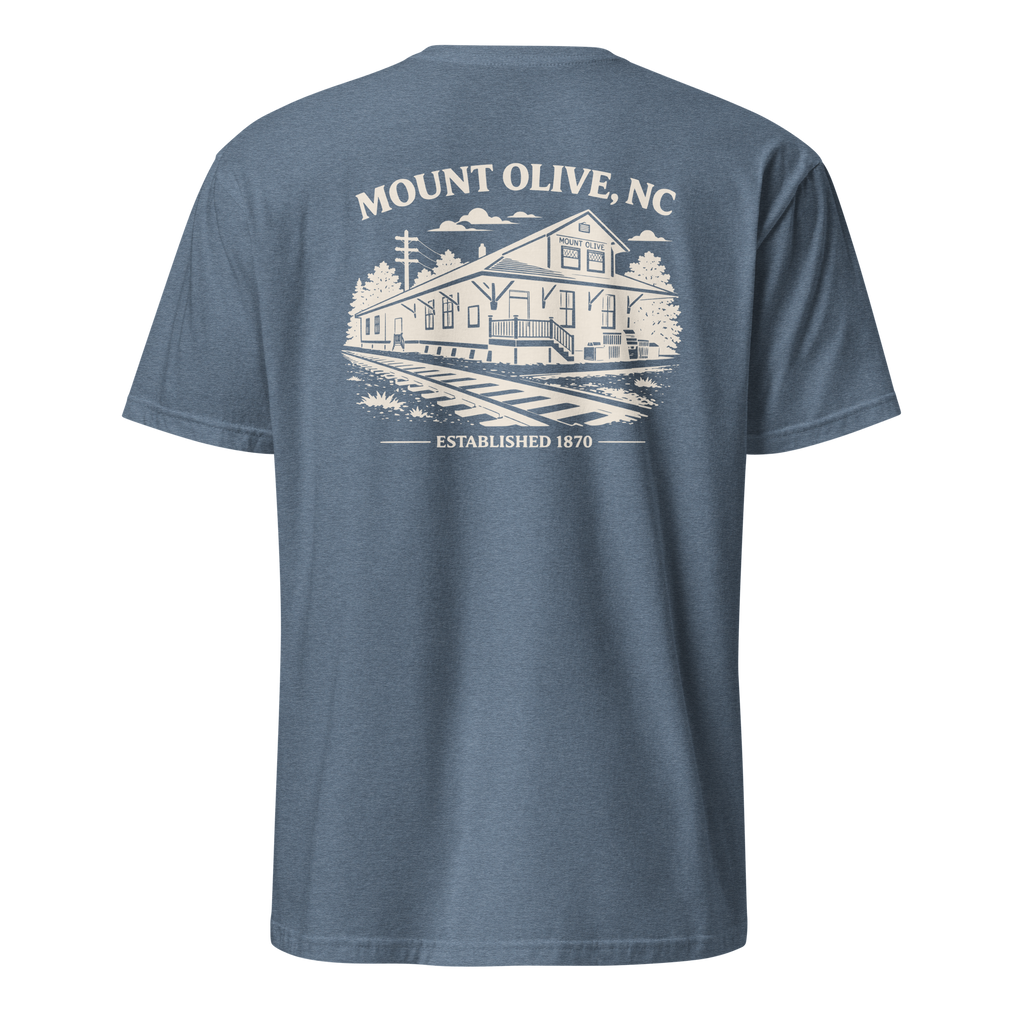 Mount Olive, NC - Train Depot - Unisex T-Shirt