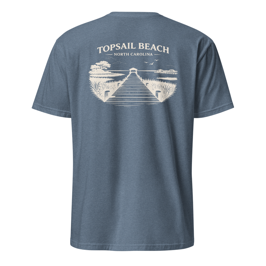 Topsail Beach, NC - On The Dock - Unisex T-Shirt