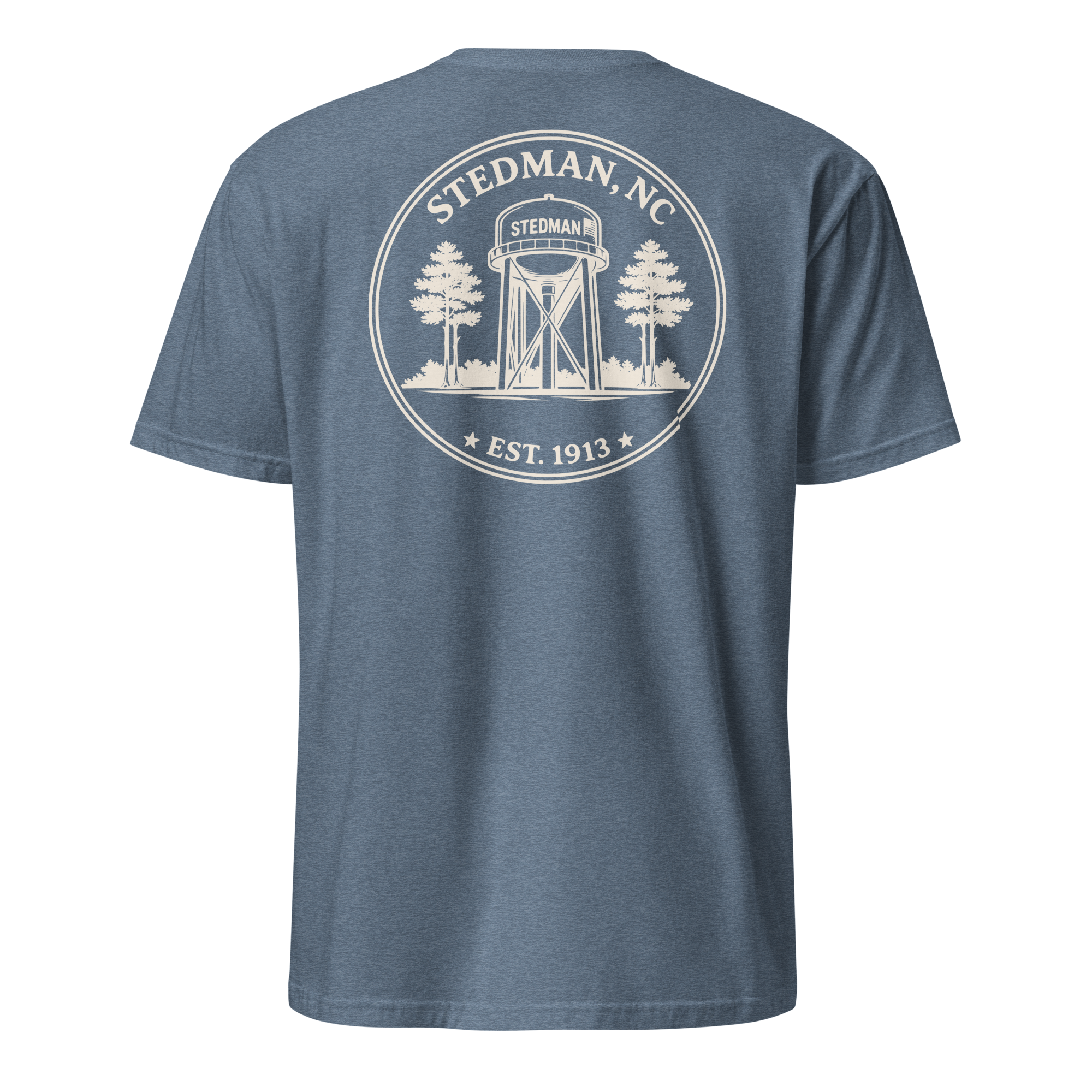 Stedman, NC - Water Tower Round Badge - Unisex T-Shirt