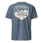 Stedman, NC - Train Depot Badge - Unisex T-Shirt