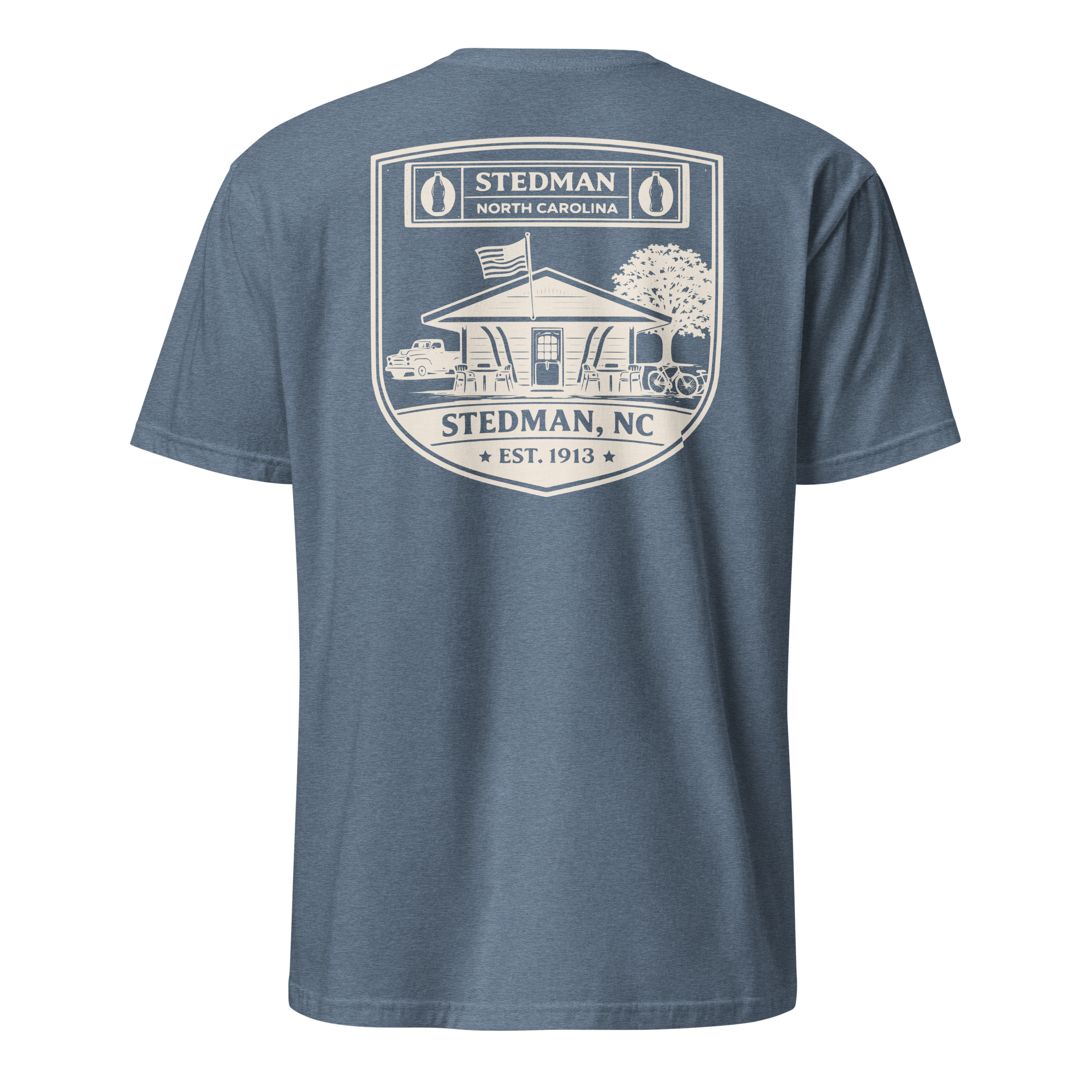 Stedman, NC - Soda Shop Badge - Unisex T-Shirt