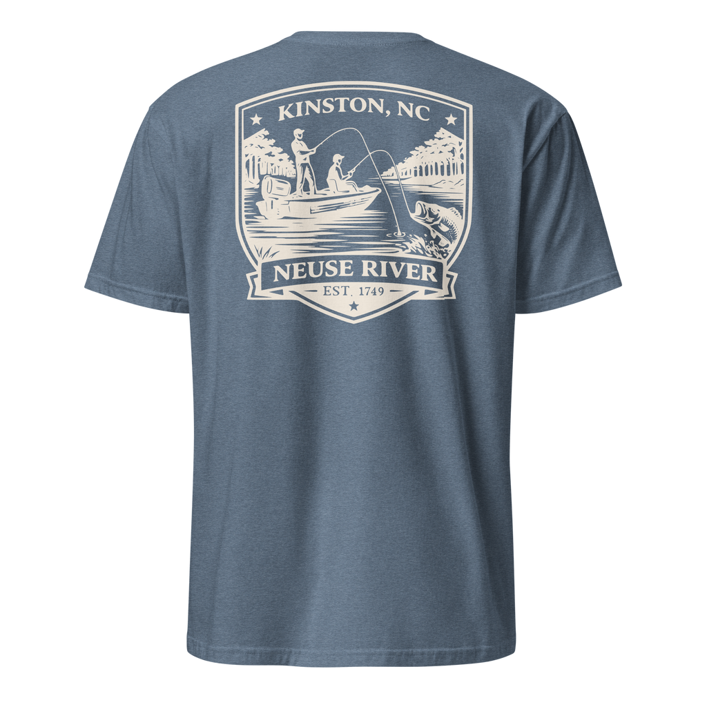 Kinston, NC - Neuse River Fishing - Unisex T-Shirt