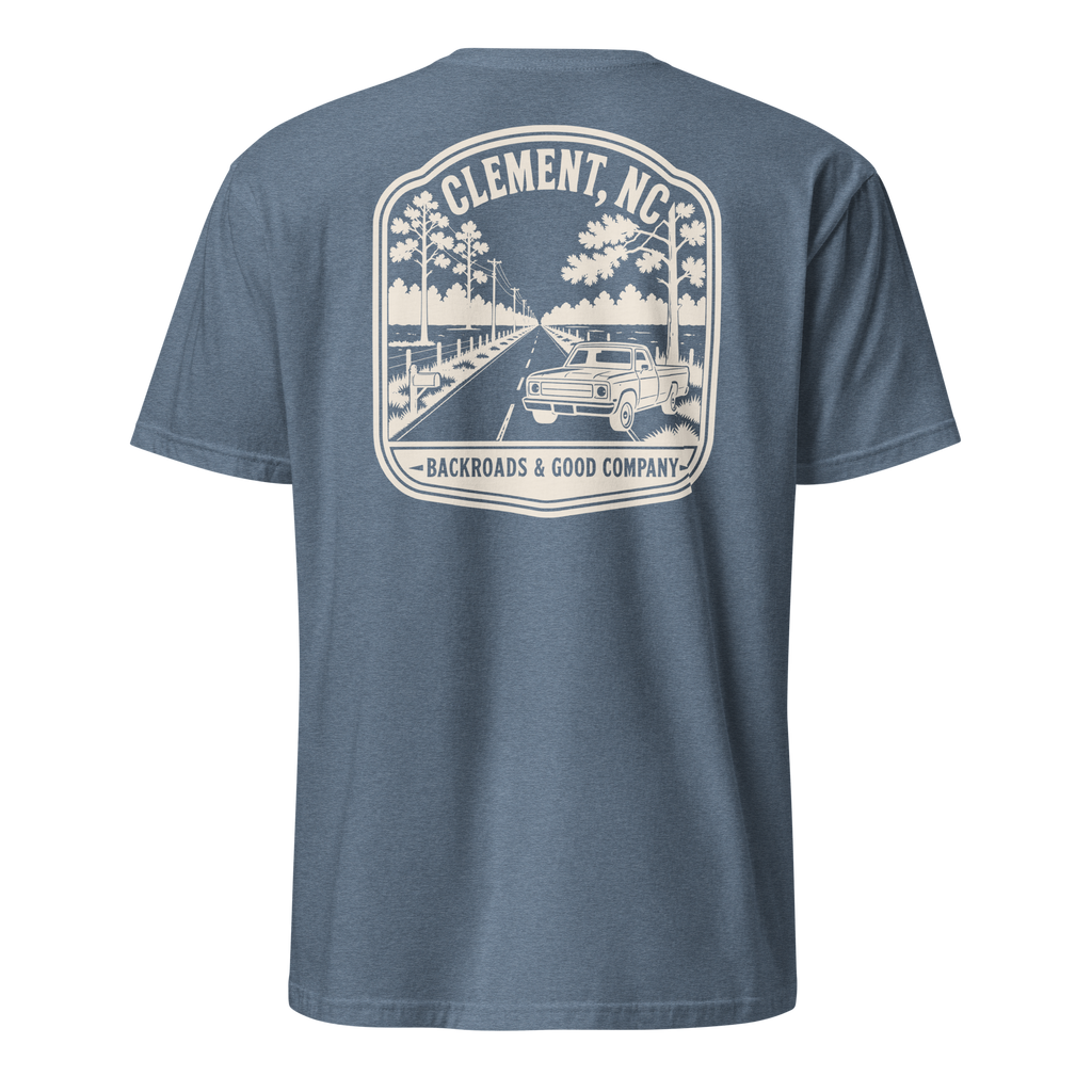 Clement, NC - Country Roads - Unisex T-Shirt