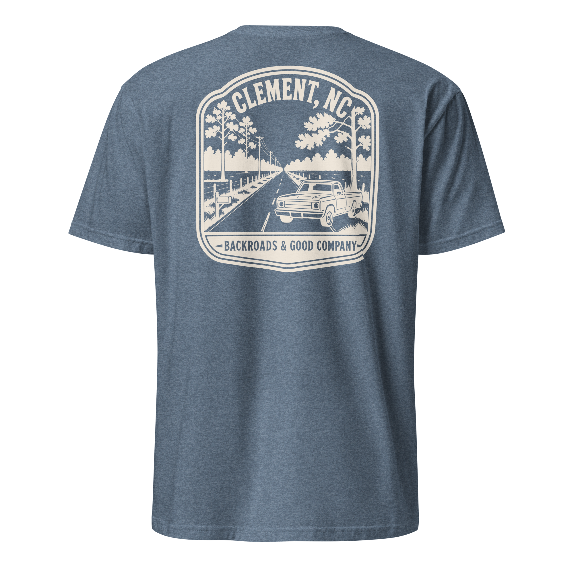 Clement, NC - Country Roads - Unisex T-Shirt