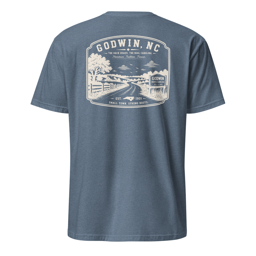 Godwin, NC - The Back Roads - Unisex T-Shirt