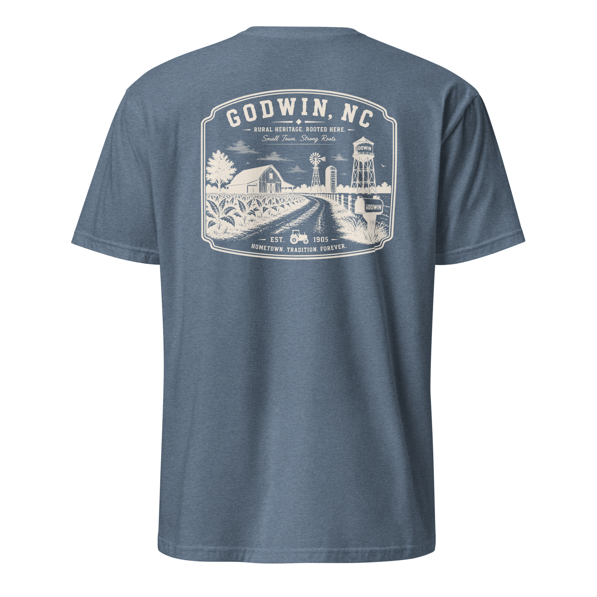 Godwin, NC - Farm Roots - Unisex T-Shirt