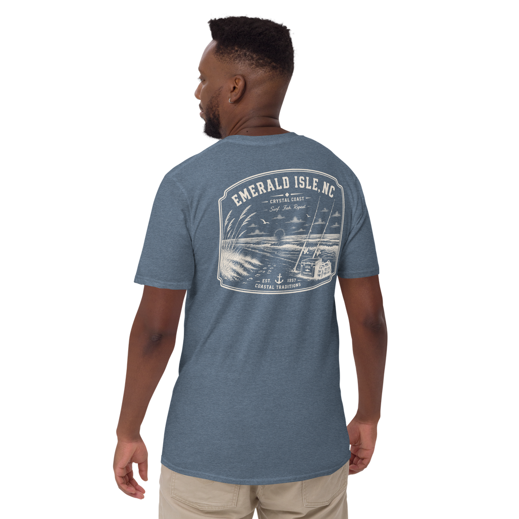 Emerald Isle, NC - Surf. Fish. Repeat. - Unisex T-Shirt