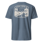 Cedar Creek, NC - The Back Roads - Unisex T-Shirt