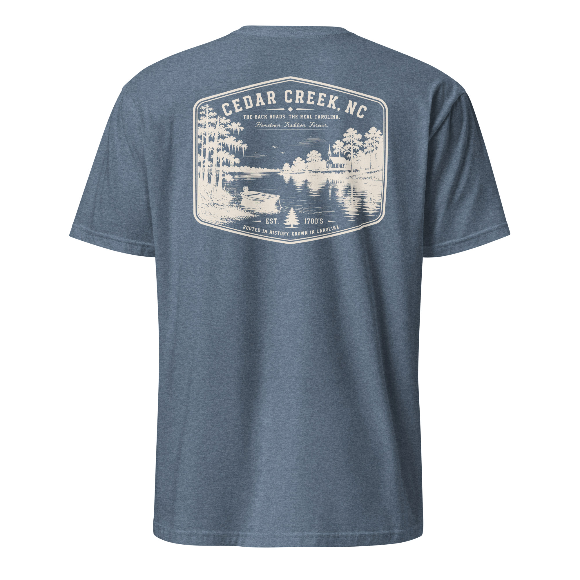 Cedar Creek, NC - The River - Unisex T-Shirt