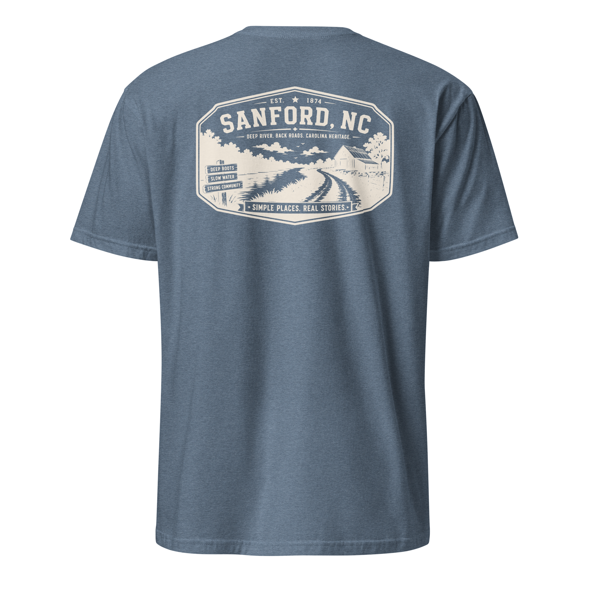 Sanford, NC - Deep River Carolina - Unisex T-Shirt