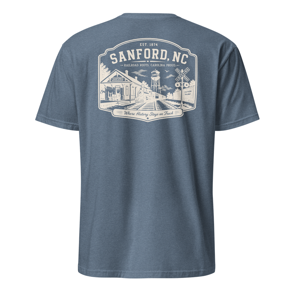 Sanford, NC - Railroad Roots - Unisex T-Shirt