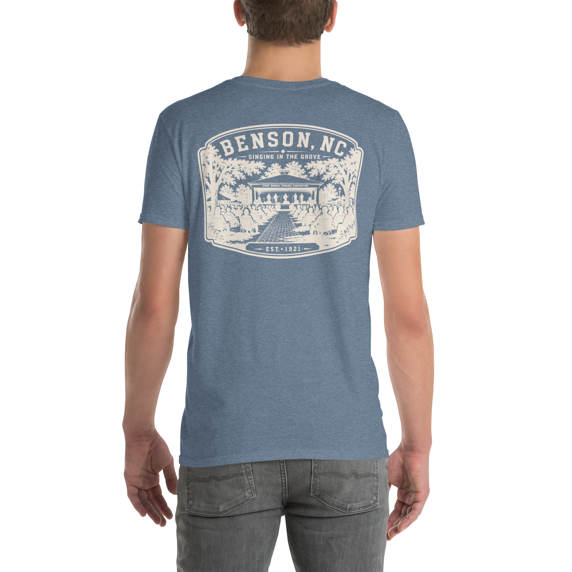 Benson, NC - Singing In The Grove - Unisex T-Shirt
