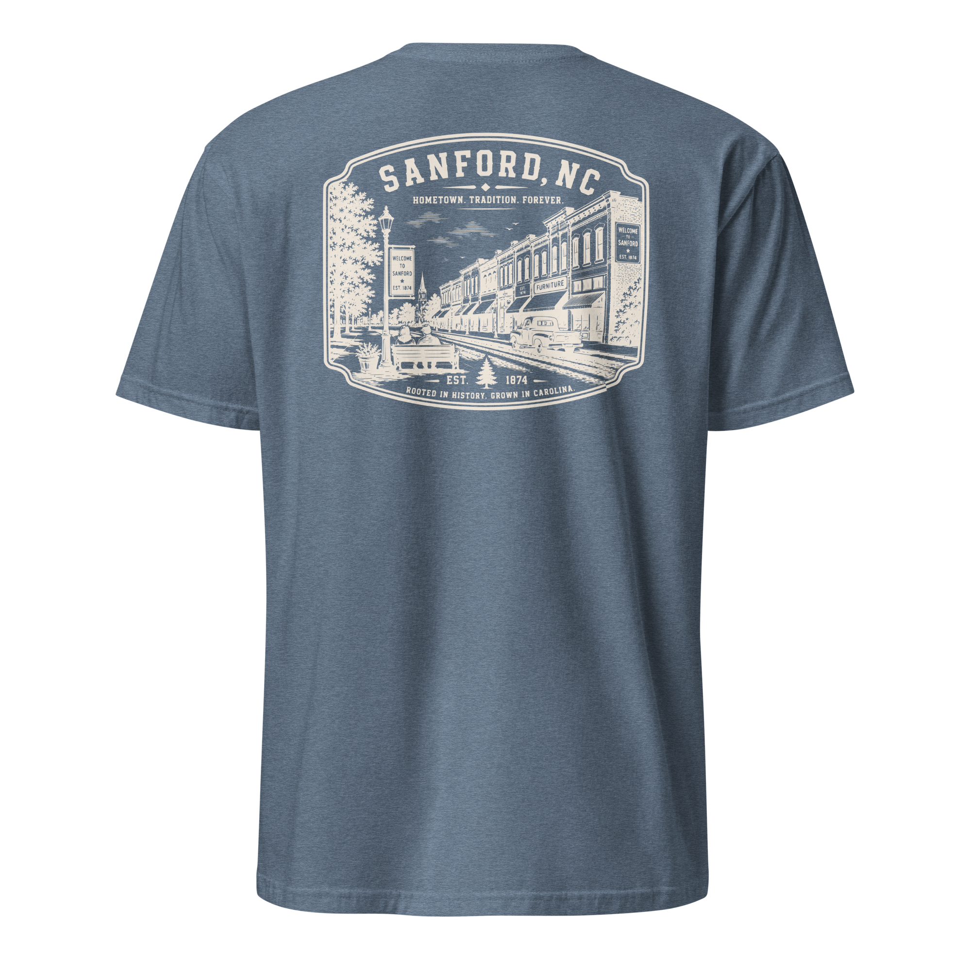 Sanford, NC - Downtown - Unisex T-Shirt