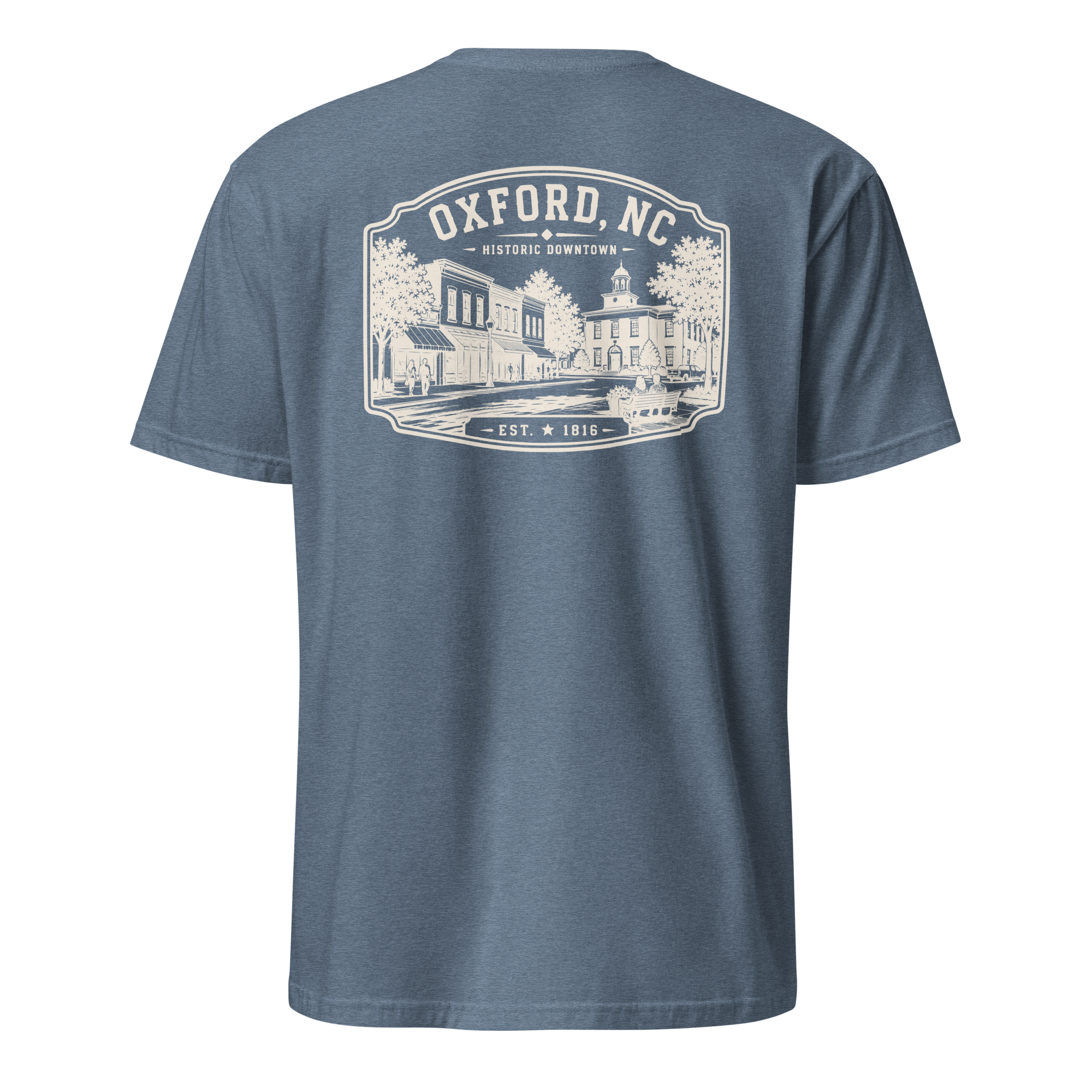 Oxford, NC - Historic Downtown - Unisex T-Shirt