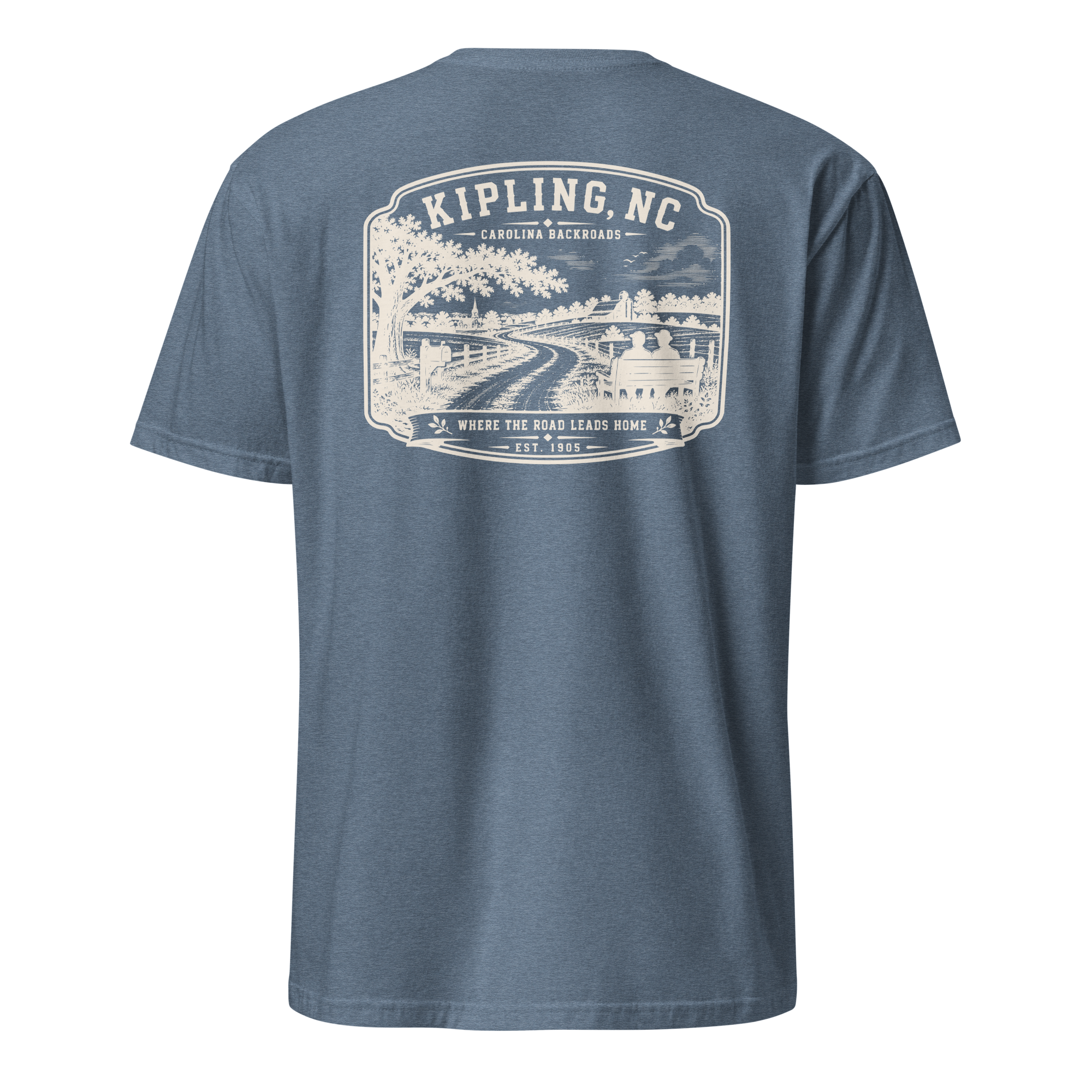 Kipling, NC - The Backroads- Unisex T-Shirt