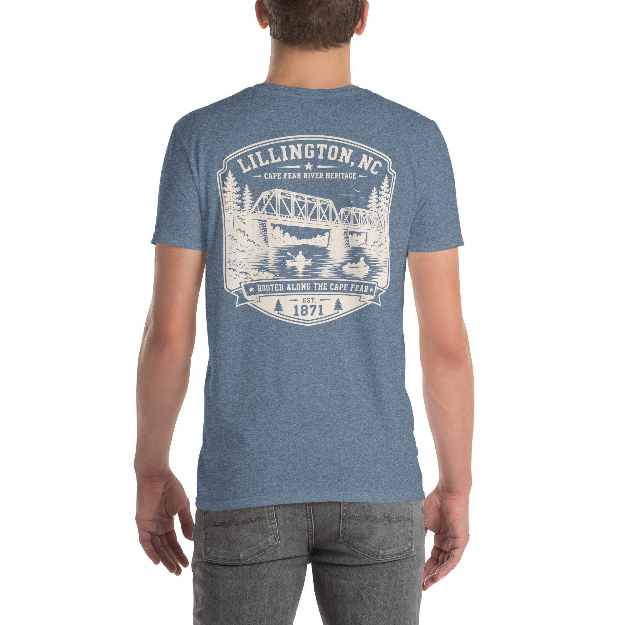 Lillington, NC - Old Trestle Bridge - Unisex T-Shirt