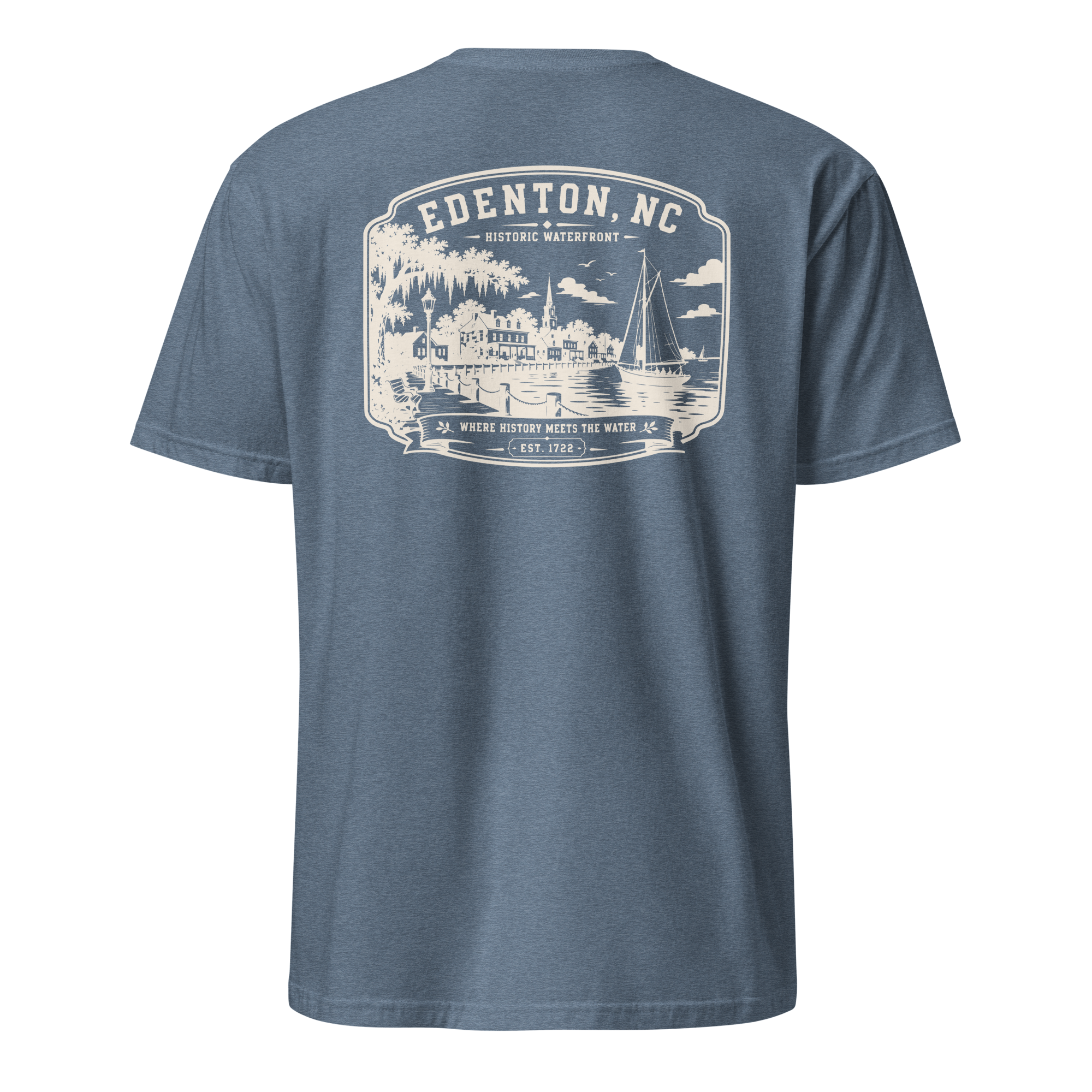 Edenton, NC - Historic Waterfront - Unisex T-Shirt