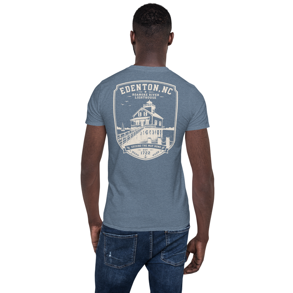 Edenton, NC - Roanoke River Lighthouse - Unisex T-Shirt