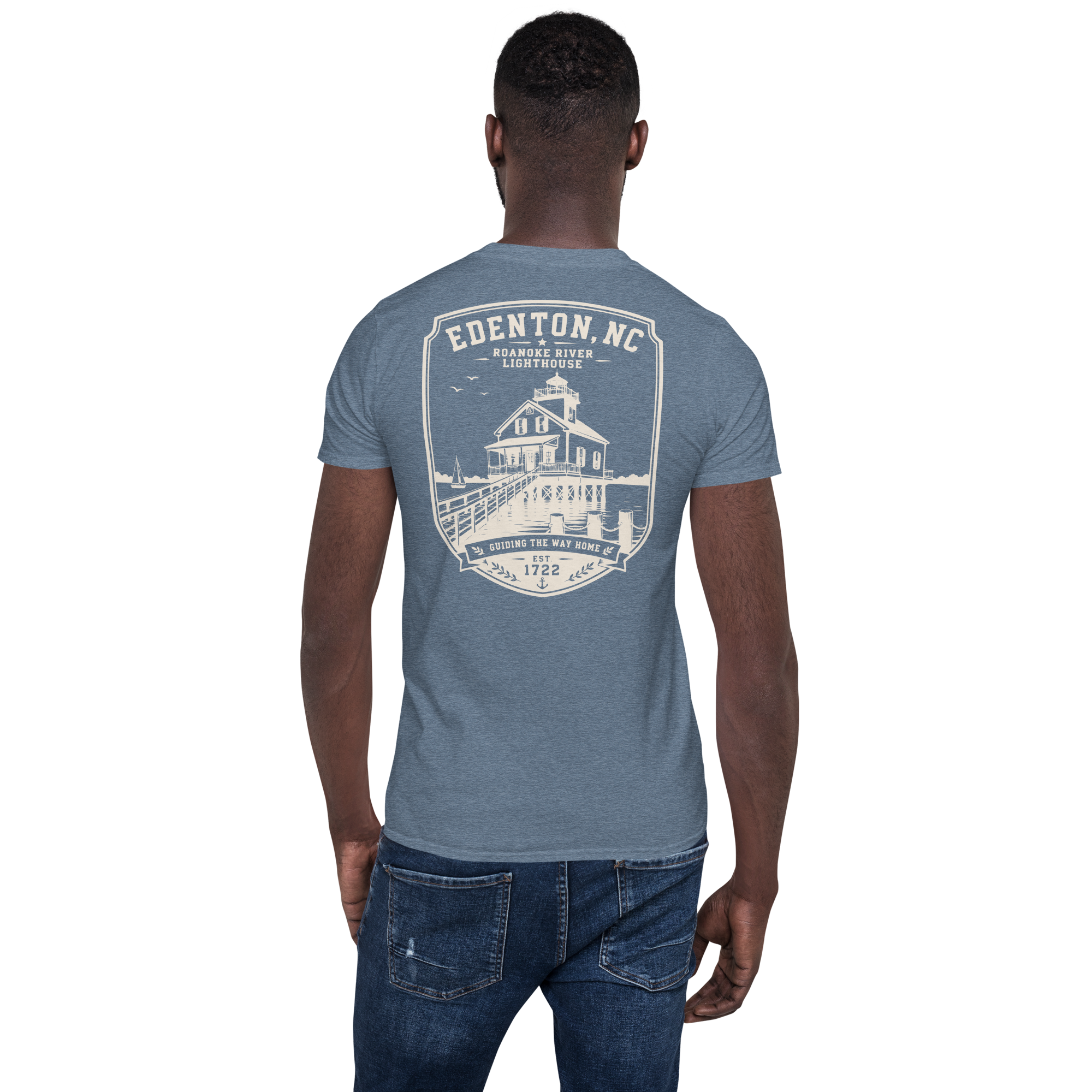 Edenton, NC - Roanoke River Lighthouse - Unisex T-Shirt