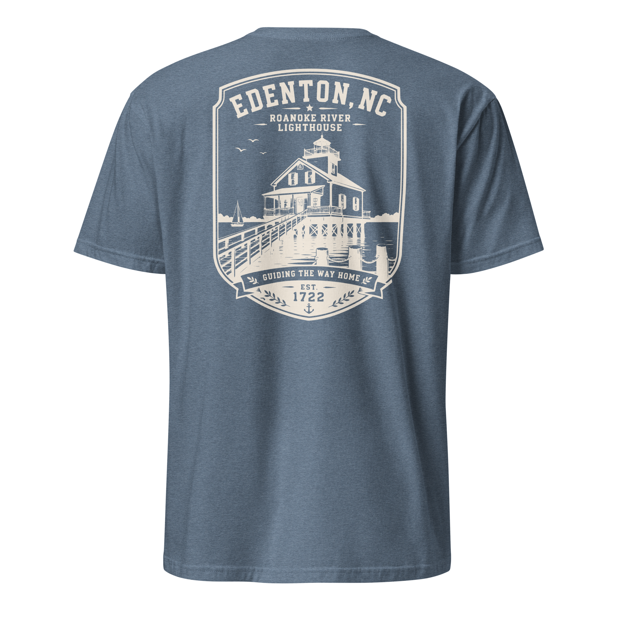 Edenton, NC - Roanoke River Lighthouse - Unisex T-Shirt