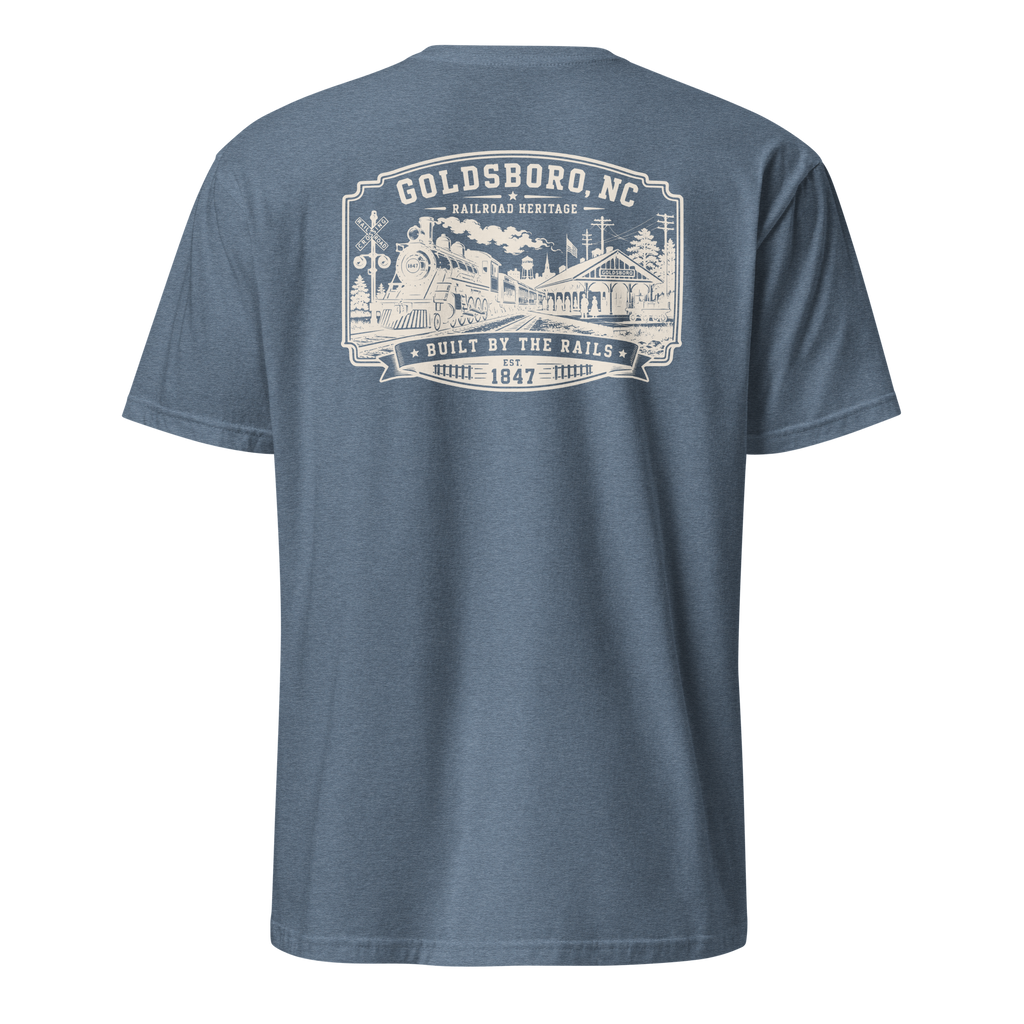 Goldsboro, NC - Built On Rails - Unisex T-Shirt