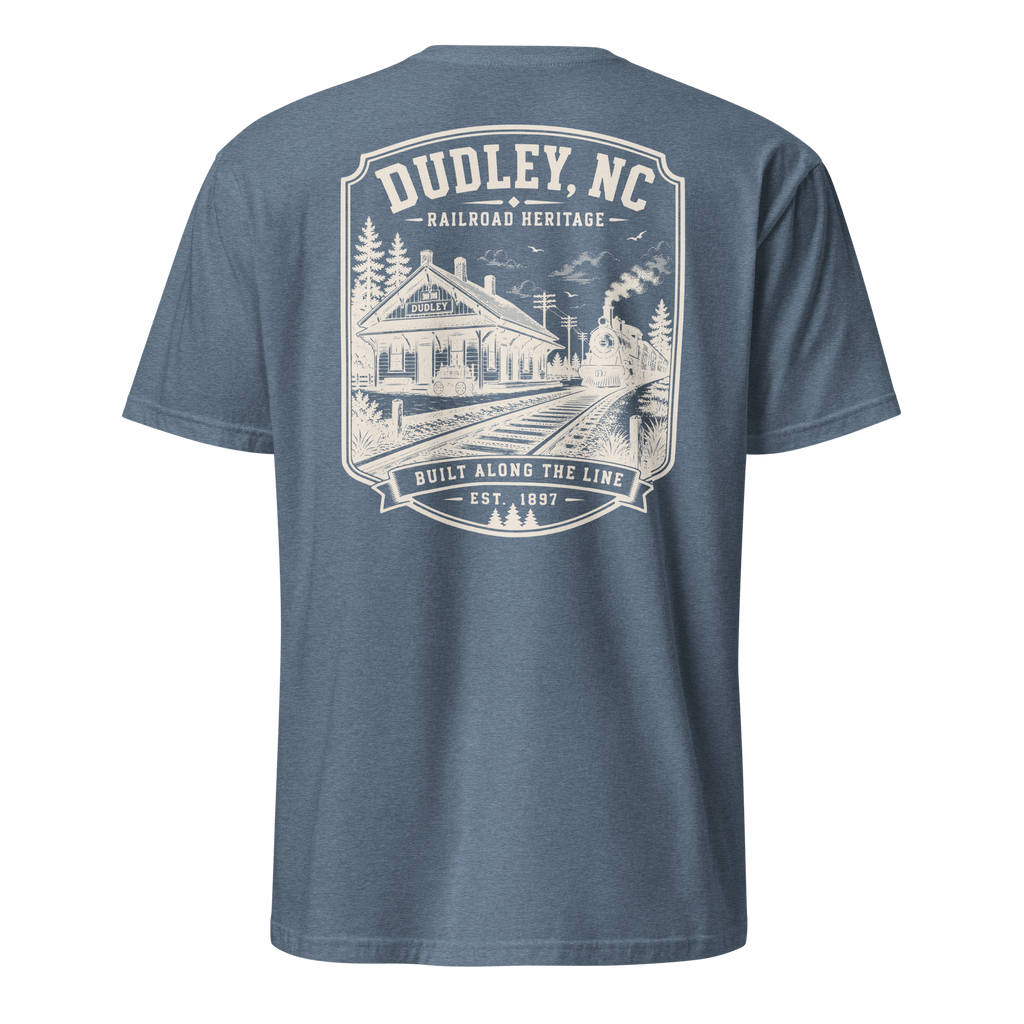 Dudley, NC - Built Along The Line - Unisex T-Shirt