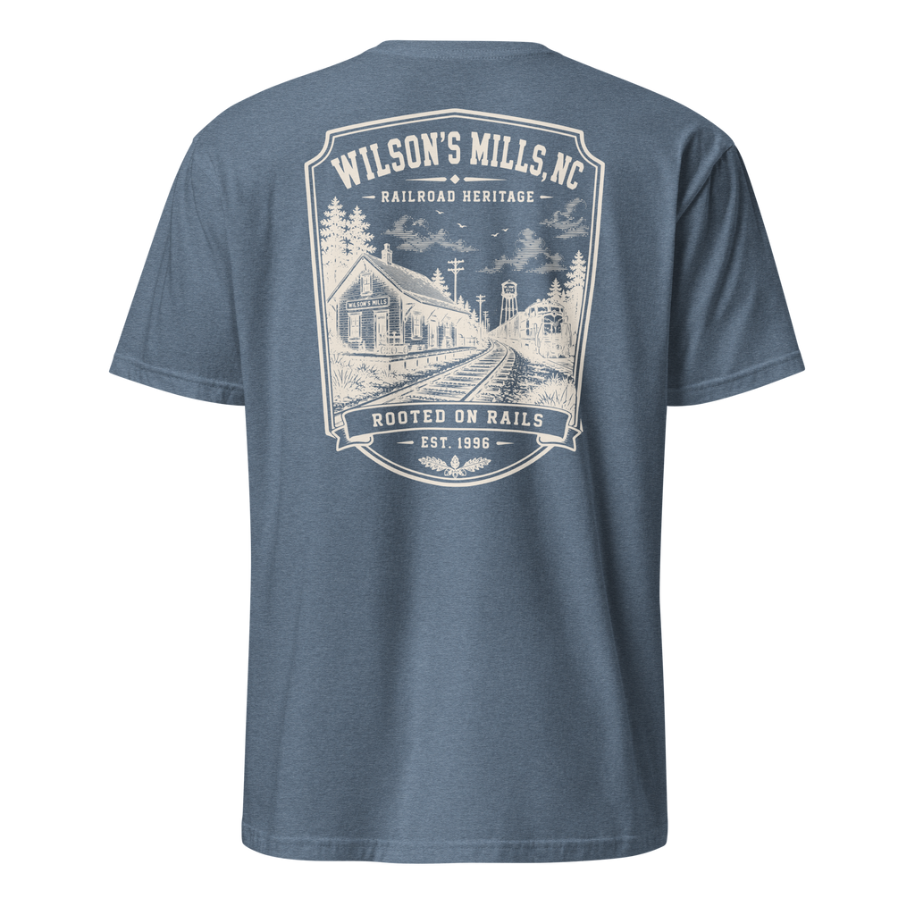 Wilson's Mills - Rooted On Rails - Unisex T-Shirt